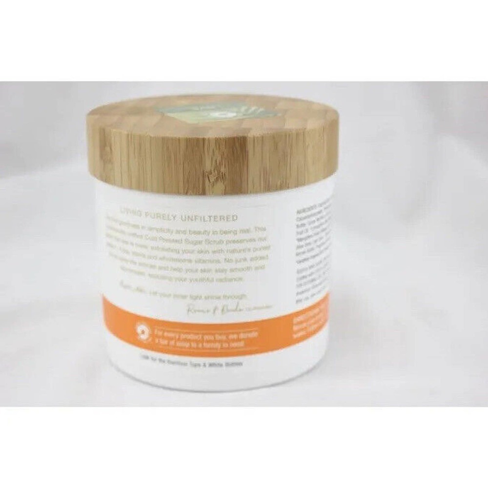 Raw Sugar Coconut Mango 15oz Scrub Exfoliate Smooth Vegan Cold Pressed NEW A087
